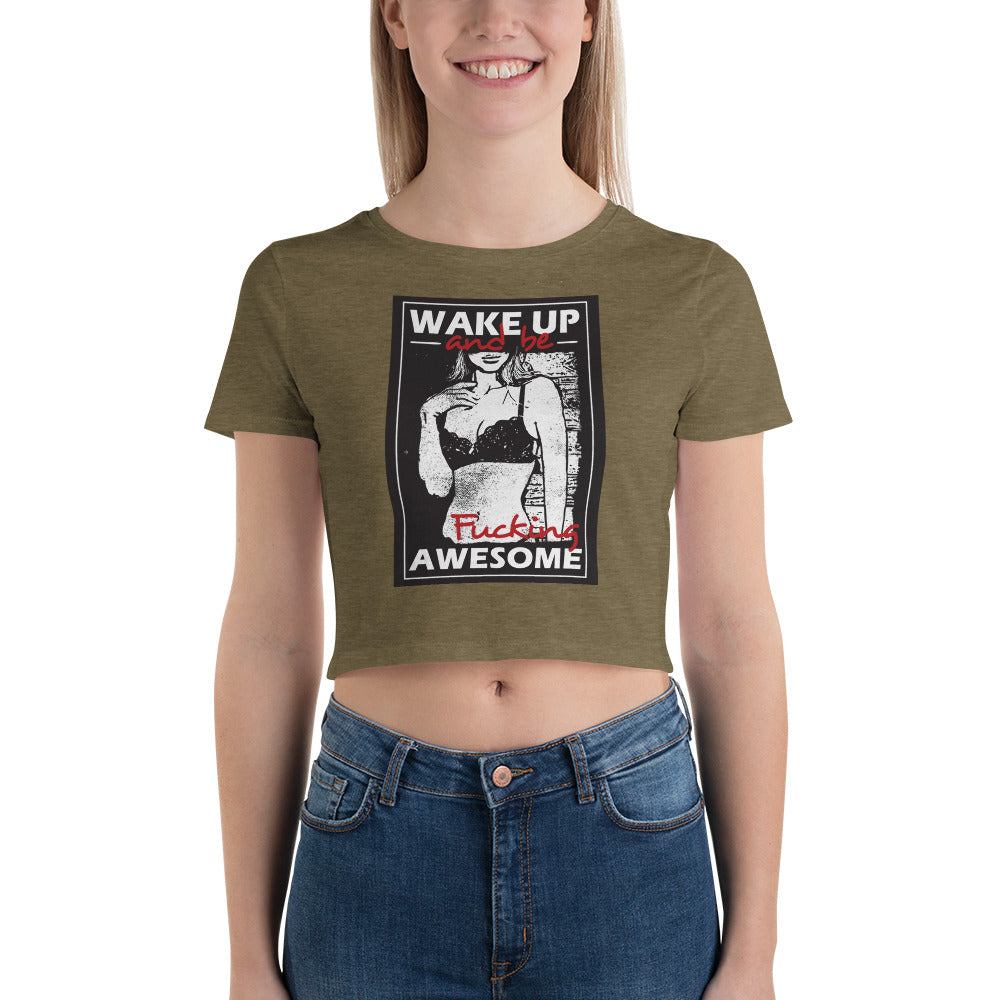 Awesome Women’s Crop Tee